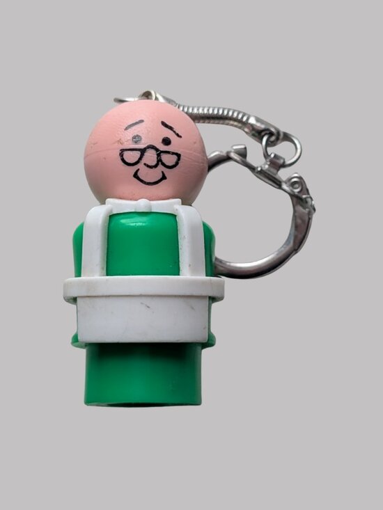 Fisher-Price Accessories - 10/$25 Vintage Fisher-Price Little People Shopkeeper Keychain Bag Charm